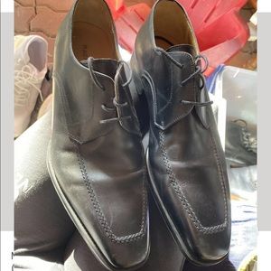 Magnanni Pardo Black Derby Lace Up